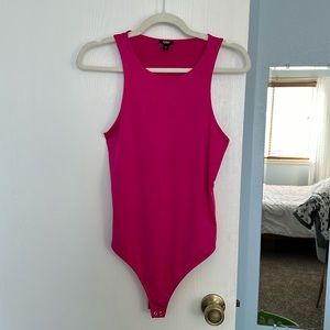 Hot pink bodysuit from Express